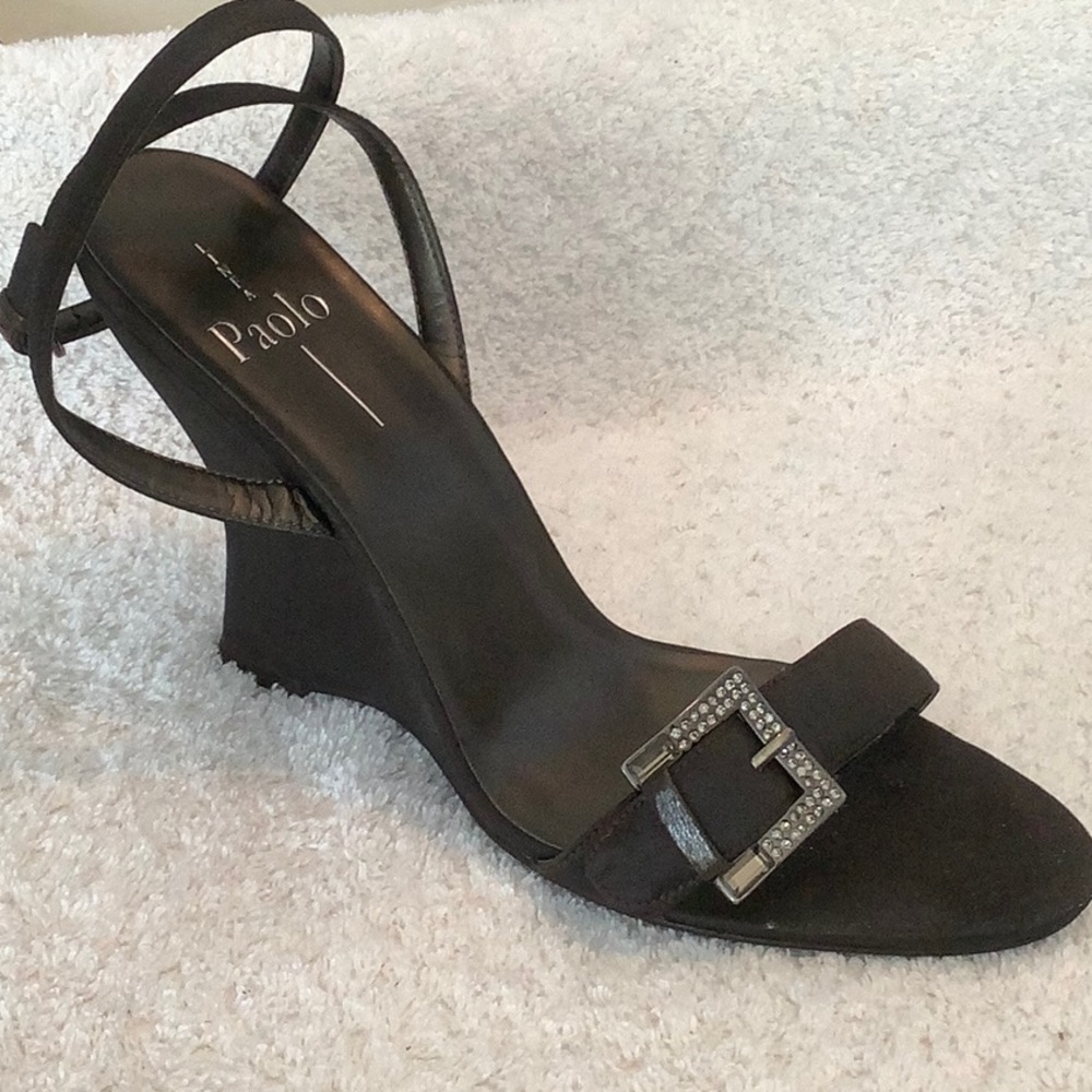 Paola coffee brown wedge size 9N